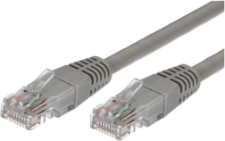 Cable de red RJ45 UTP Cat6A 1 m gris