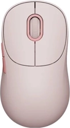 Ratón inalámbrico rosa con clic silencioso y conexión dual