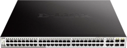 Switch gigabit PoE+ gestionable D‑Link DGS‑1210‑52MP 48×GE, 4×SFP