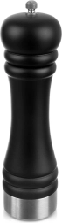 Molino de madera para pimienta y sal, negro 21,5 cm
