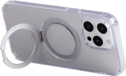 Funda magnética con soporte JOYROOM para iPhone 15 Pro, transparente