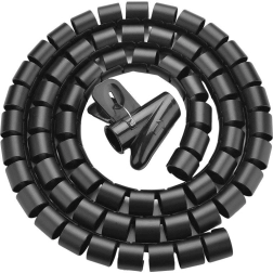Ugreen organizador de cables negro 3 m