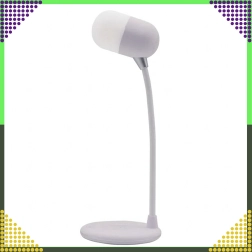 Lámpara de escritorio LED con cargador inalámbrico por inducción de 5 W y altavoz Bluetooth