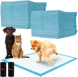 Almohadillas absorbentes desechables para animales Purlov – 60x90 cm, 50 uds