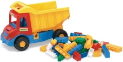 Camión volquete infantil con bloques Multi Truck 38 cm