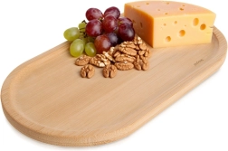 Plato ovalado de bambú para servir 19 × 10,5 cm