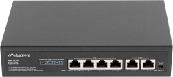 Switch Lanberg 4x PoE+ con 2 puertos uplink