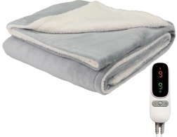 Manta eléctrica calefactable CozyHeat 160 W, gris
