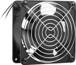 Ventilador para armarios de pared 19″ 230 V 120×120×38 mm negro LANBERG