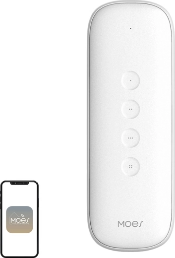 Interruptor de escenas MOES ZigBee IP55 blanco - 1 pieza