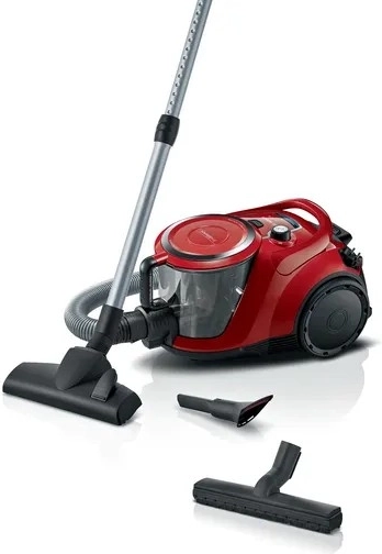 Aspiradora sin bolsa Bosch ProSilence Serie 6 roja