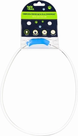 Collar LED luminoso USB para perro y gato