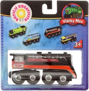 Locomotora de vapor de madera Maxim Epocha
