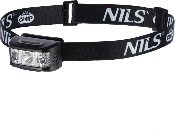 Linterna frontal LED NILS CAMP 180 lm con control sin contacto