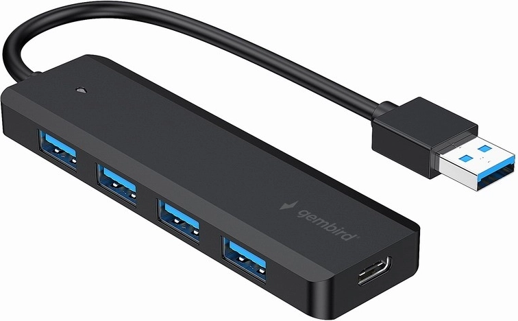 Hub USB 3.1 de 4 puertos con alimentación externa mediante USB‑C