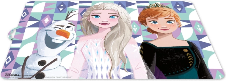 Mantel individual infantil de plástico FROZEN 44 × 30 cm, con relieve