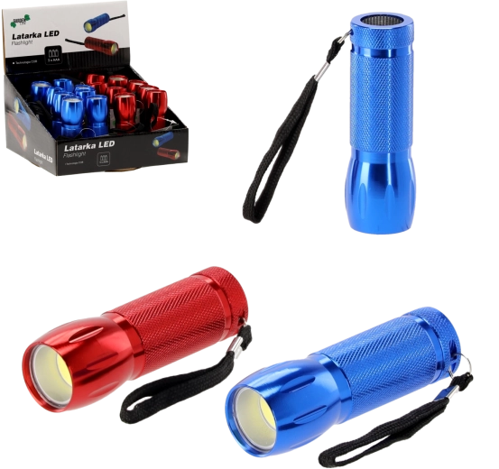 Linterna LED de bolsillo, mix de colores