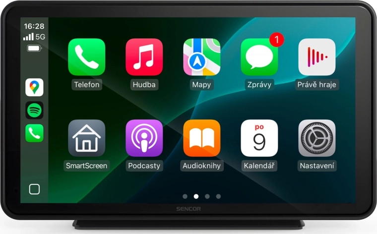 Cámara de marcha atrás con pantalla de 7" y Apple CarPlay/Android Auto inalámbricos SCT M760