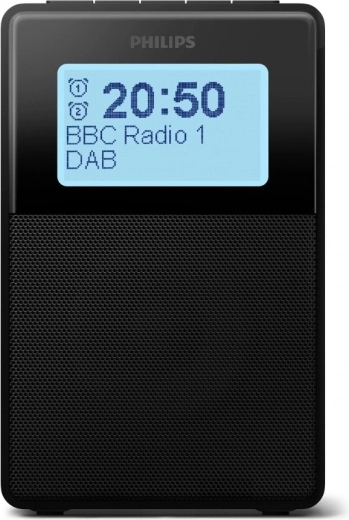 radiodespertador Philips con DAB+/FM y Bluetooth, resistente a salpicaduras