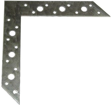 Escuadra de acero 120 × 85 mm, grosor 2 mm