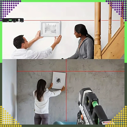 Línea láser visible para una alineación rápida