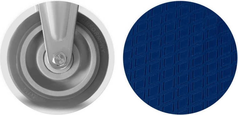 Plataforma antideslizante y bordes protectores