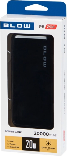 Carga rápida PD 20 W y QC 3.0