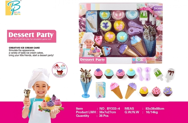 Set de alimentos Fiesta dulce de MAC TOYS