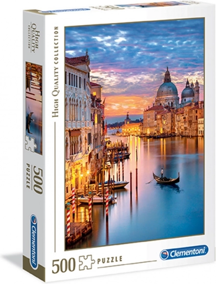 Puzzle 500 Venecia al atardecer Clementoni