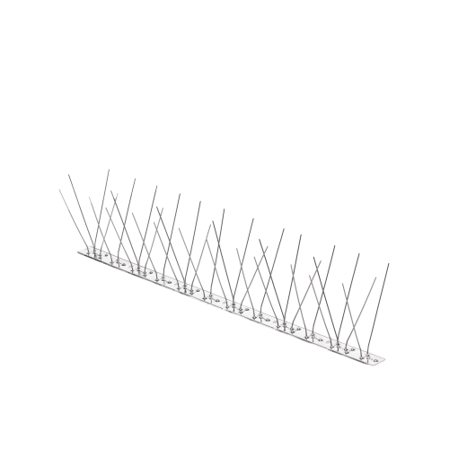 Segmento modular de 50 cm con 36 púas