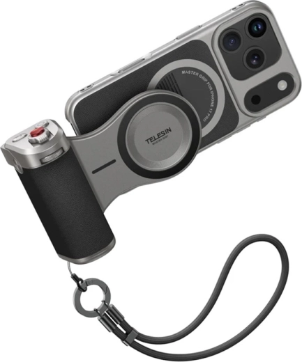 Telesin Master Grip: empuñadura con batería externa para iPhone 17 Pro Max