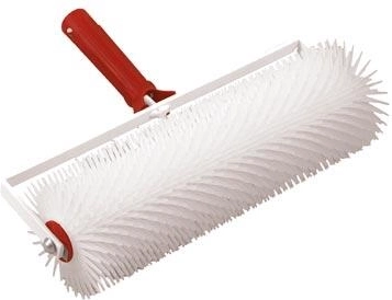 Rodillo de púas 122 × 34 mm, ancho 25 cm para morteros autonivelantes