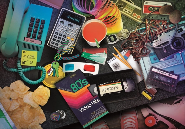 Puzzle 1000 piezas de alta calidad, Nostalgia de los 80