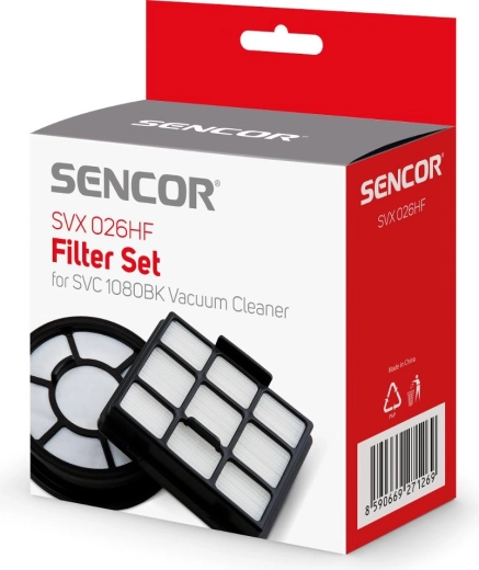 Juego de filtros Sencor para aspiradora SVC 1080TI