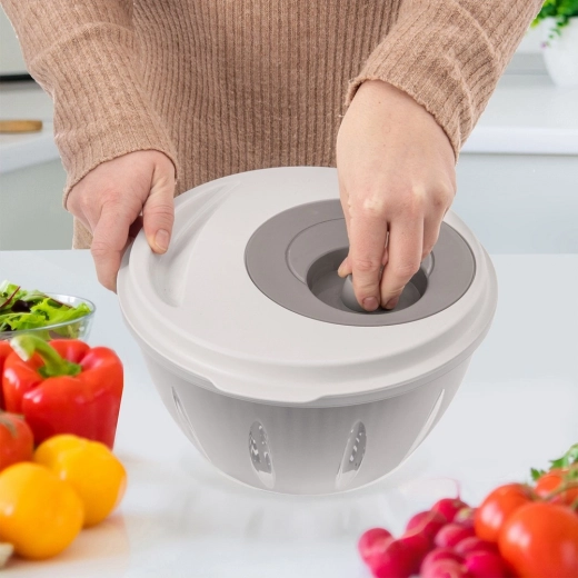 Secado rápido y delicado de la ensalada