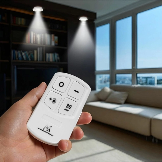 Cómodo mando a distancia y temporizador