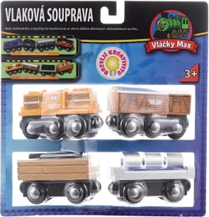 Vláčky Max conjunto de tren de mercancías