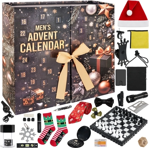 Calendario de Adviento para hombres con 24 regalos