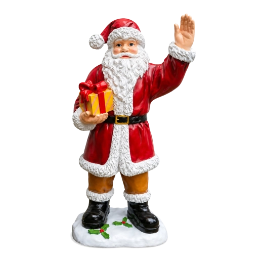 Decoración navideña figura de San Nicolás 158 cm - 1 unidad