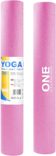 Esterilla de yoga ONE FITNESS YM01 rosa