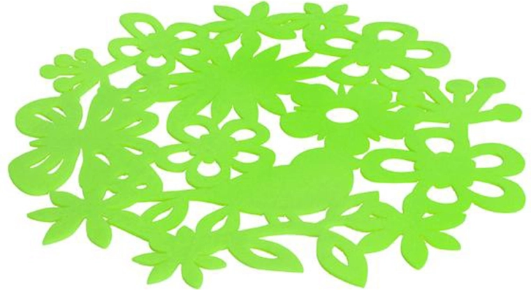 Mantel individual redondo de fieltro de Pascua 36 cm – mix de colores