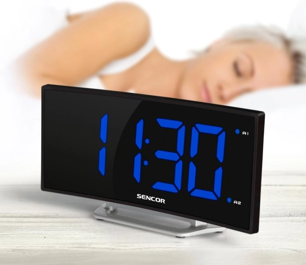 Alarma dual para dos horas de despertador