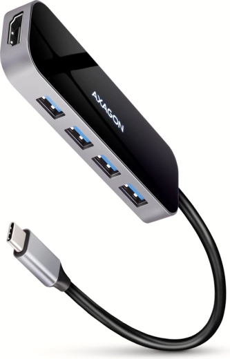 Hub multipuerto USB-C 3.2 Gen 1 AXAGON HMC-6H4A con HDMI y 4 puertos USB-A