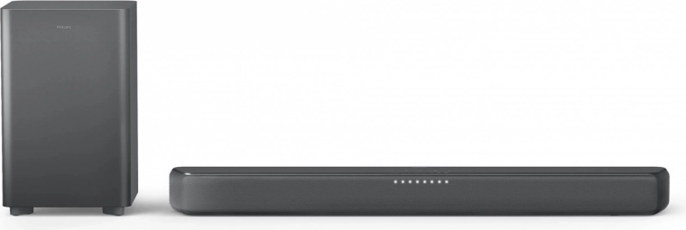 PHILIPS barra de sonido 2.1 con subwoofer inalámbrico