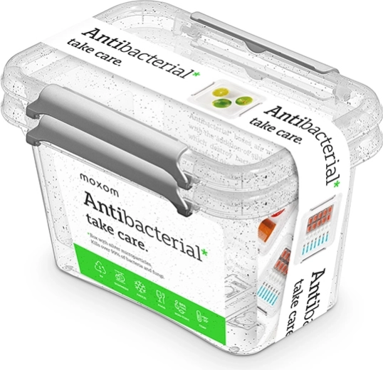 Recipientes antibacterianos para alimentos 2× 650 ml