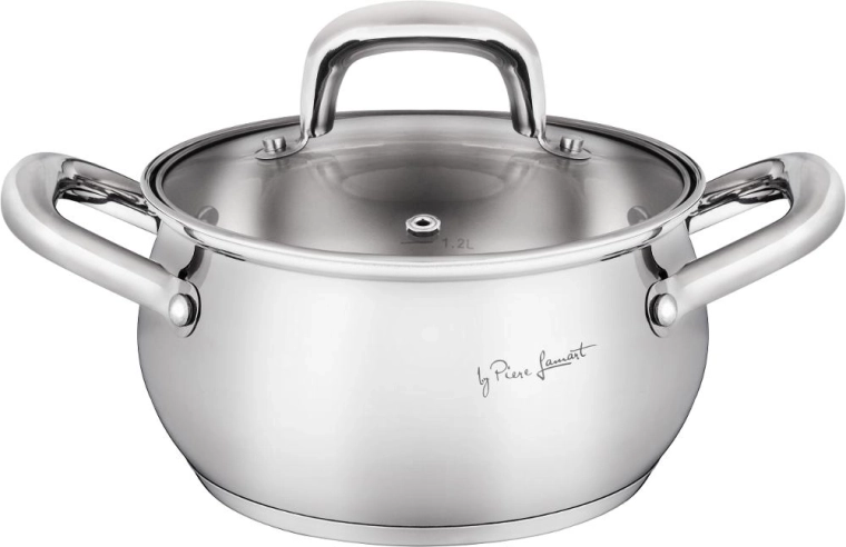 Cacerola de acero inoxidable Lamart Shape de 16 cm
