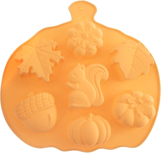 Molde de silicona para galletas y muffins con motivos otoñales 26 × 25 × 3 cm ORION