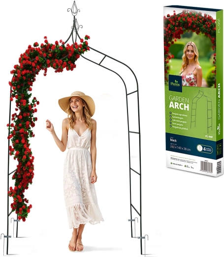Pérgola de arco para jardín 265 cm PLONOS
