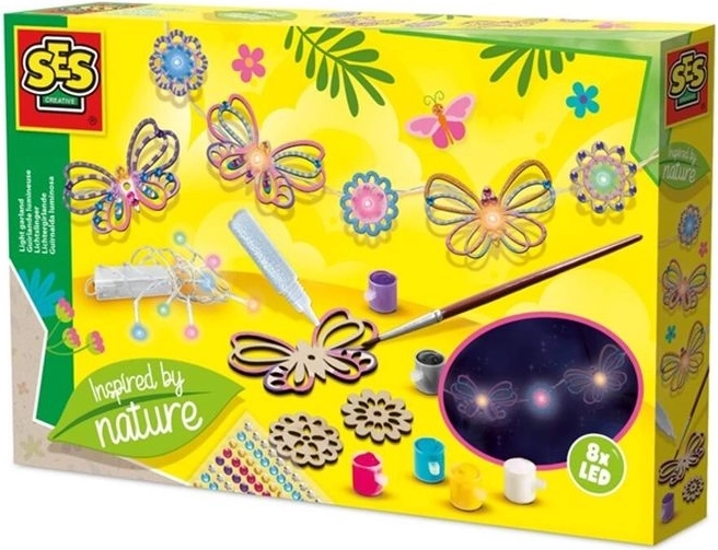 Guirnalda SES con luces para decorar