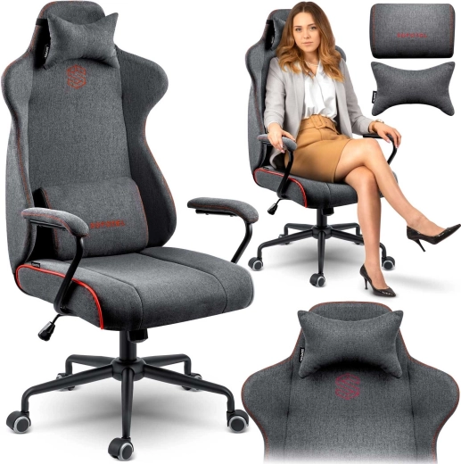 Sofotel Werona silla de oficina gris